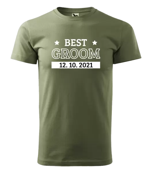 Pánske tričko Best groom
