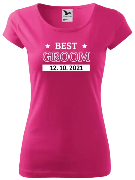Dámské tričko Best groom