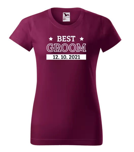 Dámske tričko Best groom