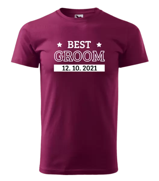 Pánske tričko Best groom