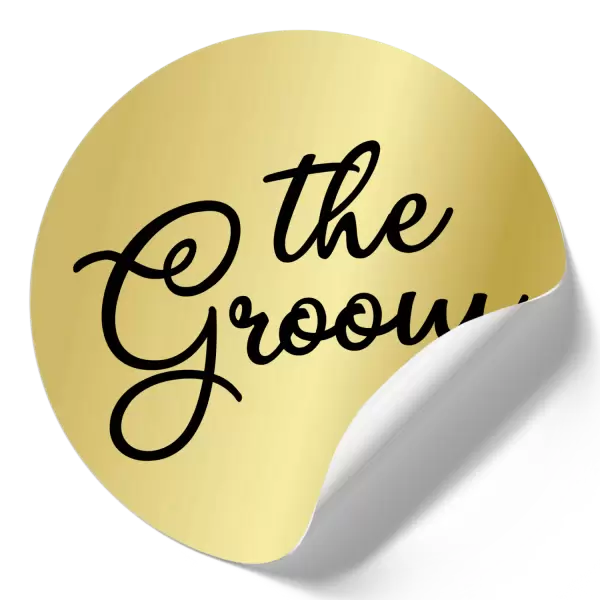 Samolepka The Groom - nápis