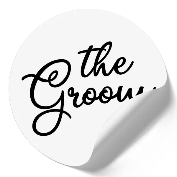 Samolepka The Groom - nápis