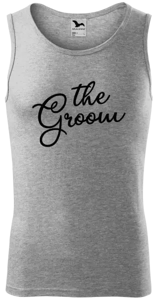 Pánské tílko The Groom - nápis