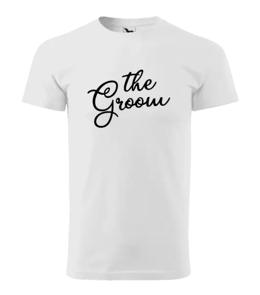Pánské tričko The Groom - nápis