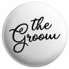 Placka The Groom - nápis