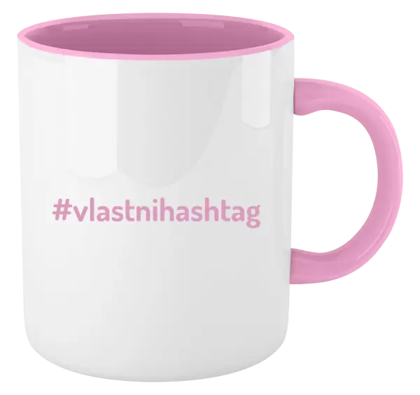 Hrnek Vlastní hashtag