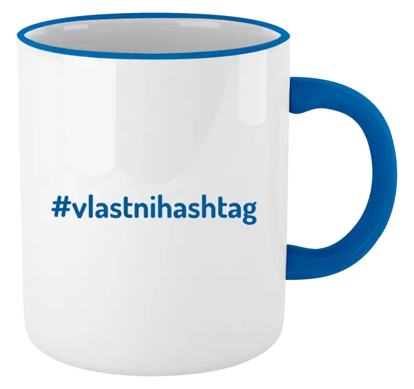 Hrnek Vlastní hashtag
