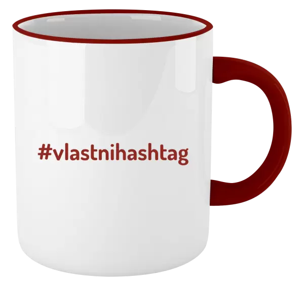 Hrnek Vlastní hashtag