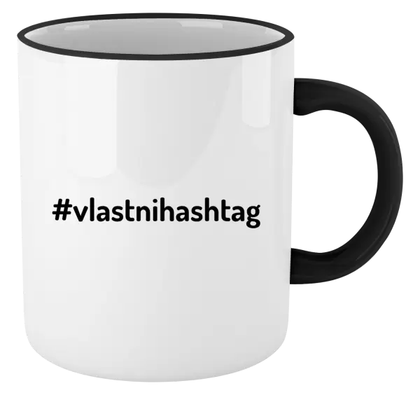 Hrnek Vlastní hashtag