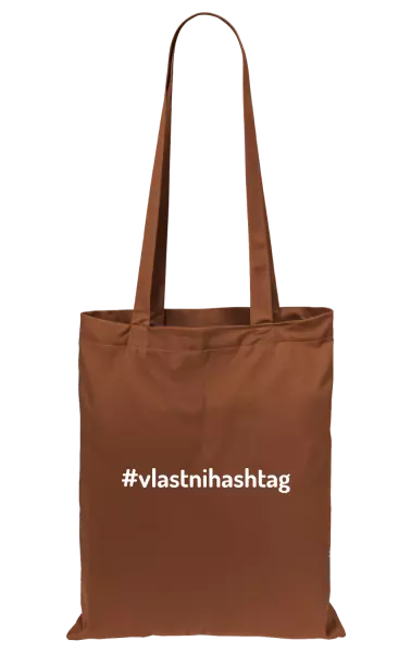Látková taška Vlastní hashtag