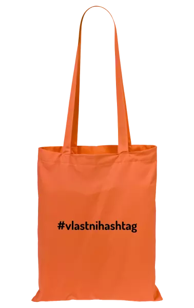 Látková taška Vlastní hashtag