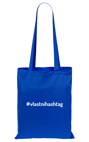 Látková taška Vlastní hashtag
