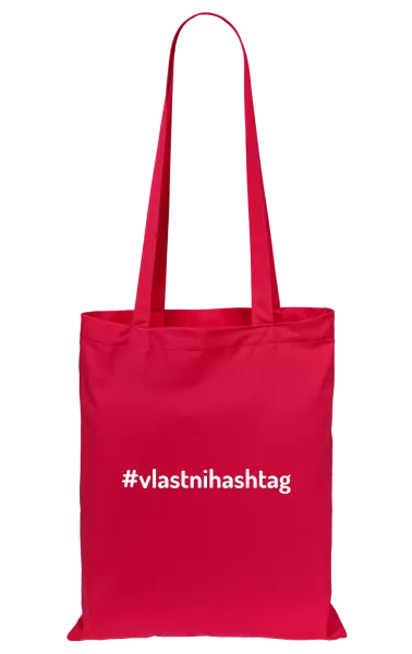 Látková taška Vlastní hashtag