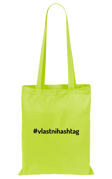 Látková taška Vlastní hashtag