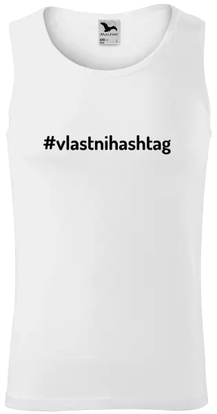 Pánské tílko Vlastní hashtag