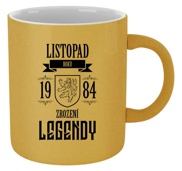 Metalický hrnek Zrození legendy