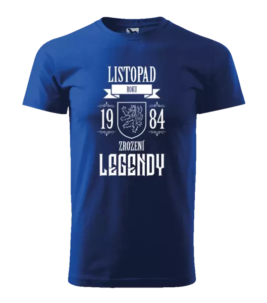 Pánské narozeninové tričko Zrození legendy