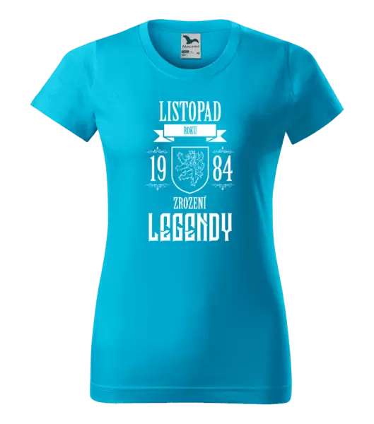 Dámské narozeninové tričko Zrození legendy
