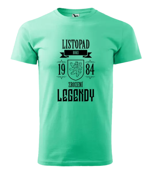 Pánské narozeninové tričko Zrození legendy
