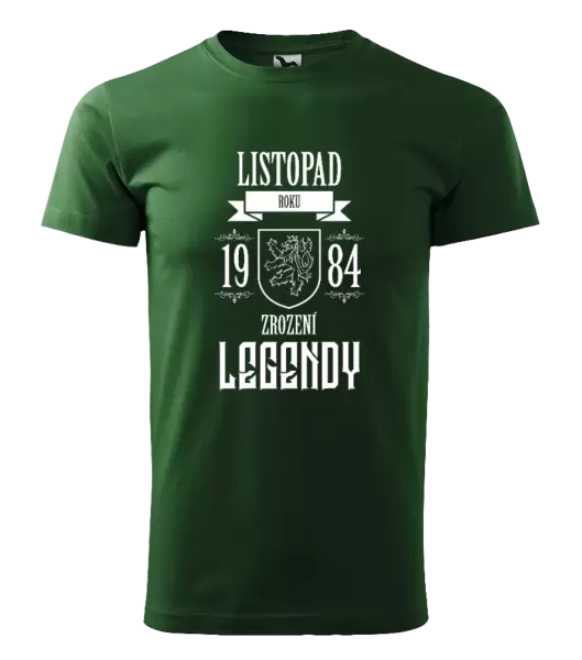 Pánské narozeninové tričko Zrození legendy