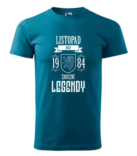 Pánské narozeninové tričko Zrození legendy