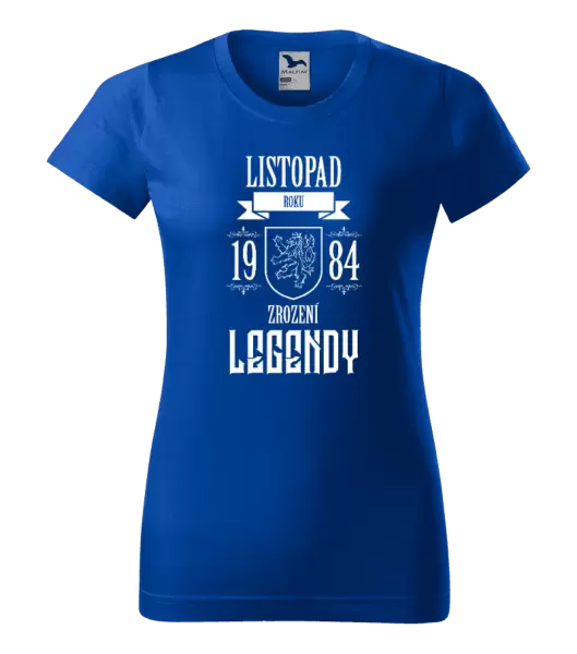 Dámské narozeninové tričko Zrození legendy