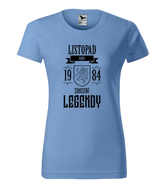 Dámské narozeninové tričko Zrození legendy