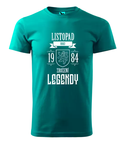 Pánské narozeninové tričko Zrození legendy