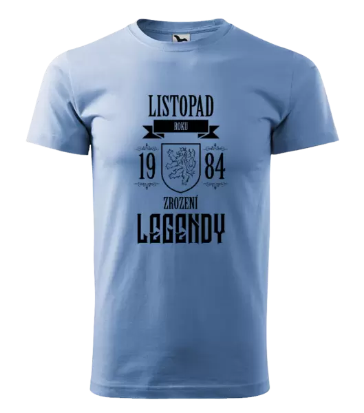 Pánské narozeninové tričko Zrození legendy