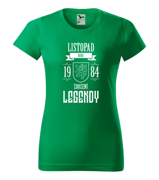 Dámské narozeninové tričko Zrození legendy