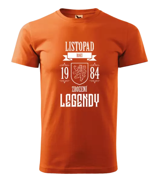 Pánské narozeninové tričko Zrození legendy