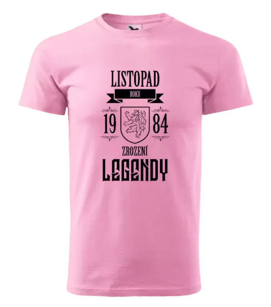 Pánské narozeninové tričko Zrození legendy