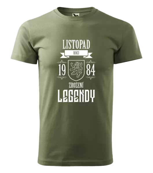 Pánské narozeninové tričko Zrození legendy