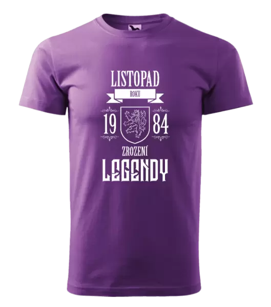 Pánské narozeninové tričko Zrození legendy