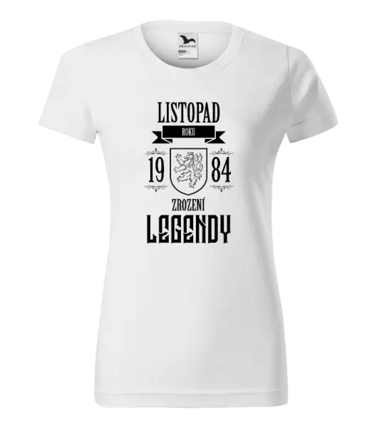 Dámské narozeninové tričko Zrození legendy