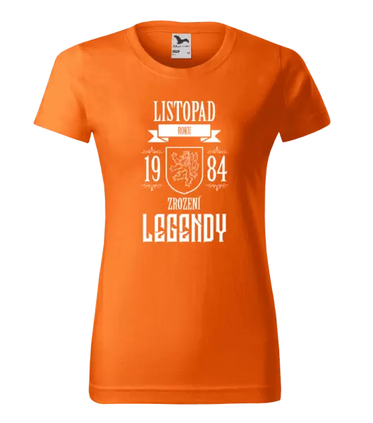 Dámské narozeninové tričko Zrození legendy