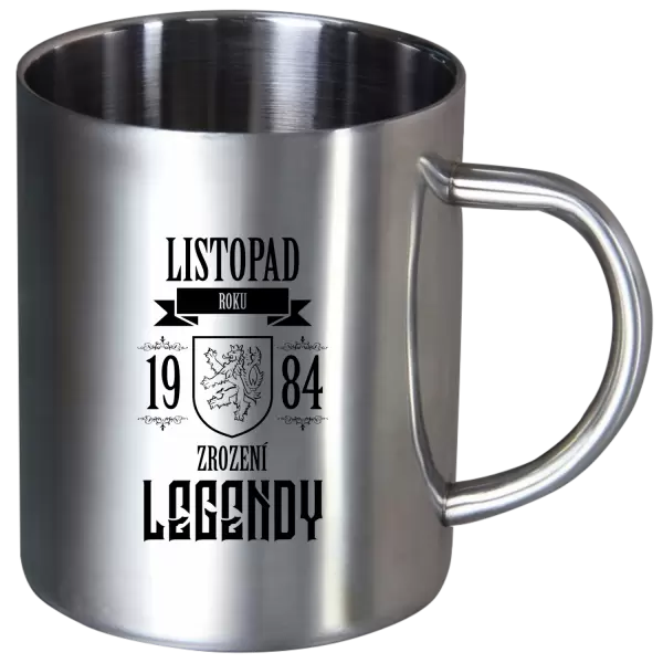 Nerezový hrnek Zrození legendy