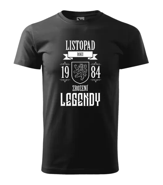 Pánské narozeninové tričko Zrození legendy