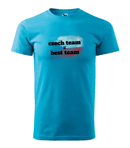 Pánské tričko Czech team = best team