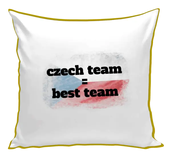 Polštář Czech team = best team