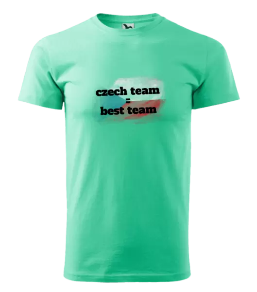 Pánské tričko Czech team = best team