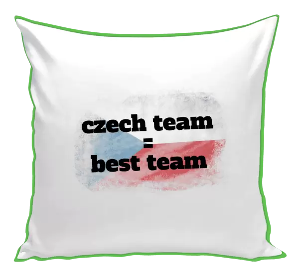 Polštář Czech team = best team