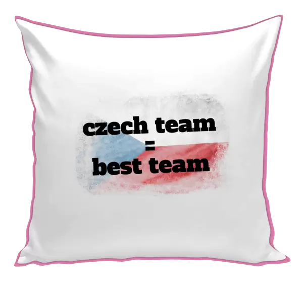 Polštář Czech team = best team