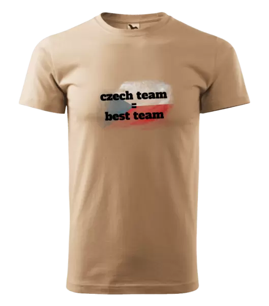 Pánské tričko Czech team = best team