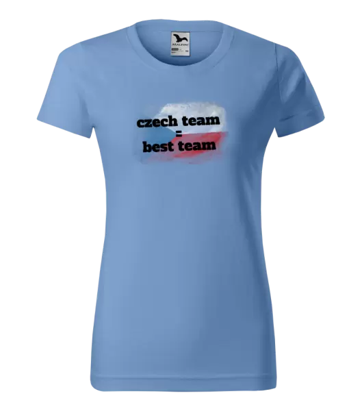 Dámské tričko Czech team = best team