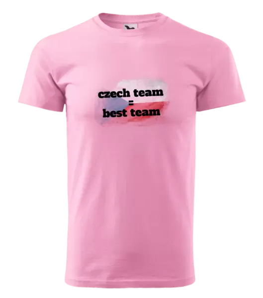 Pánské tričko Czech team = best team