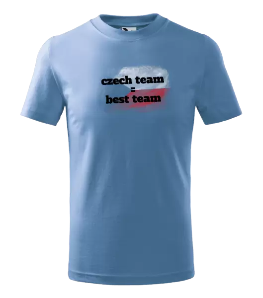 Dětské tričko Czech team = best team