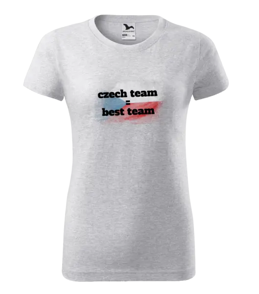 Dámské tričko Czech team = best team