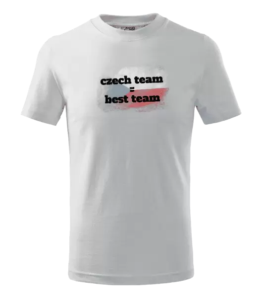 Dětské tričko Czech team = best team