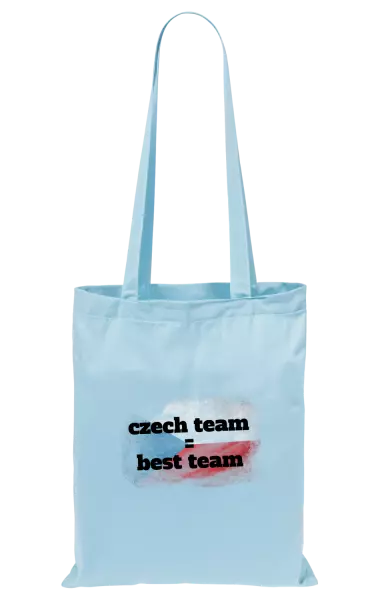 Látková taška Czech team = best team
